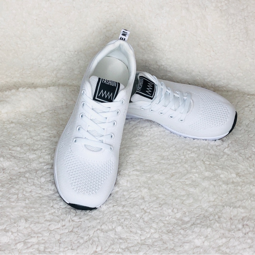 Zeroabc Sneakers for women sports, size 38 (7.5 usa) white